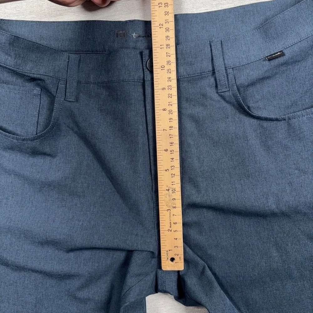 Travis Mathew Open to Close Pants Mens Size 36x30 Blue Polyester Spandex